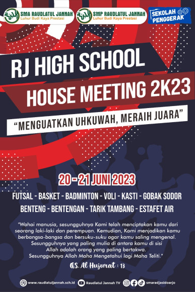 House Meeting 2k23 SMP dan SMA Raudlatul Jannah